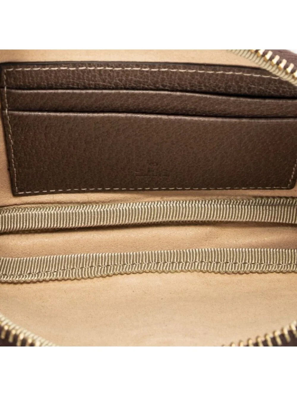 Gucci Mini Ophidia iPhone Belt Bag Brown Beige Supreme Canvas - Picture 4 of 5